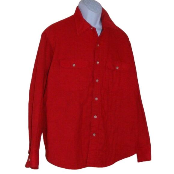 Vintage MONTGOMERY WARD Shirt Jacket, XL, Red/Blue Quilted, Long sleeves - Picture 2 of 10